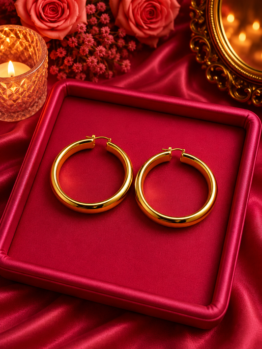 Classic Tube Hoop Earrings