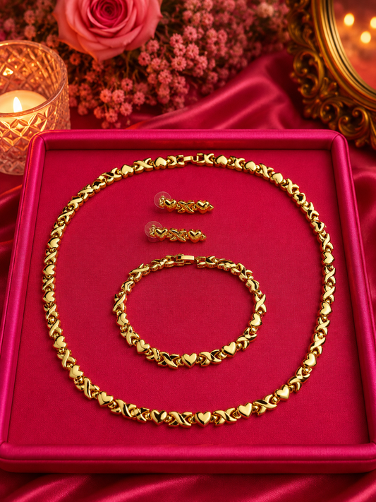 Classic XO Heart Trio Set