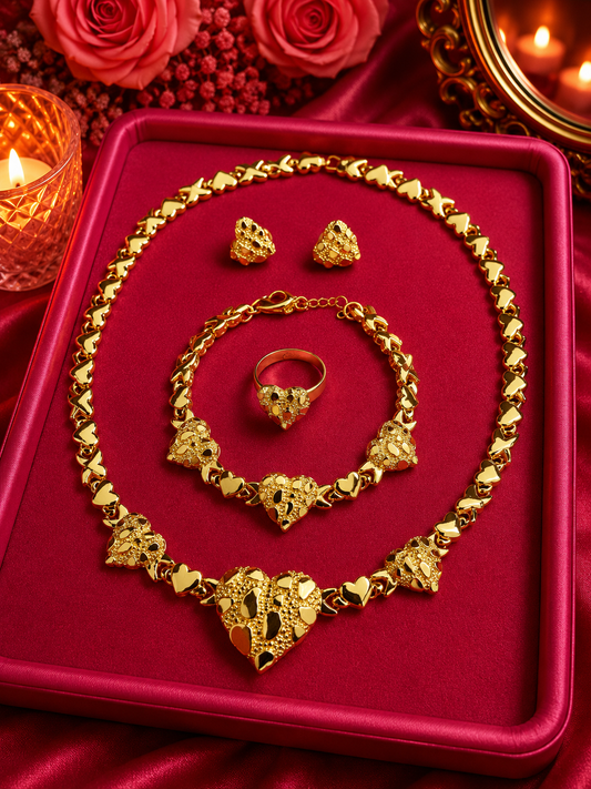 XO Nugget Heart Set